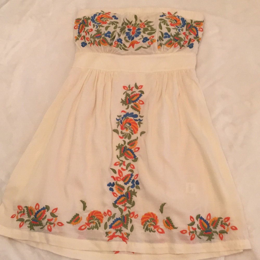 NWOT Miss Minuet strapless boho dress size S